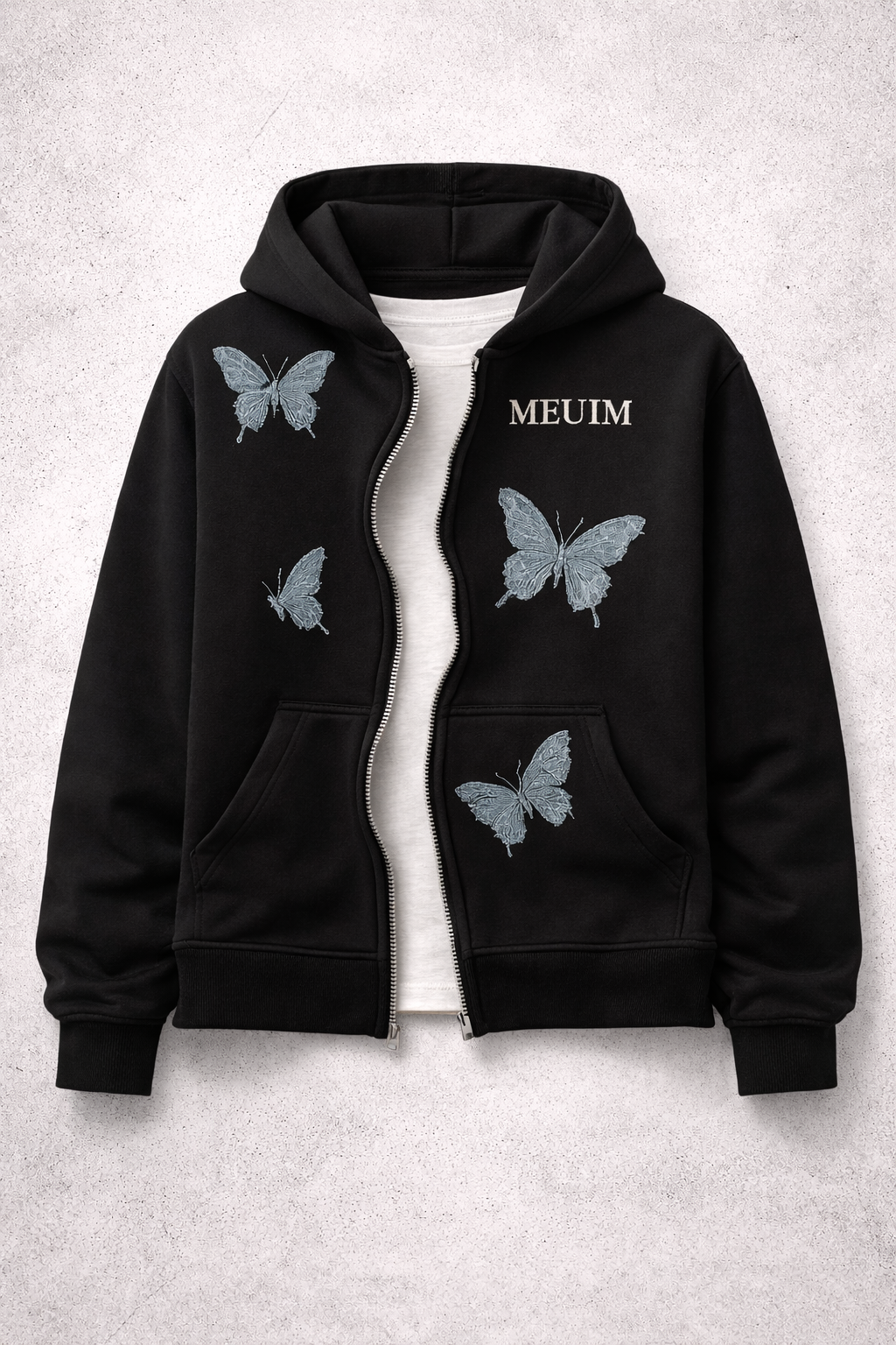 Butterfly Scissor-Zip Hoodie