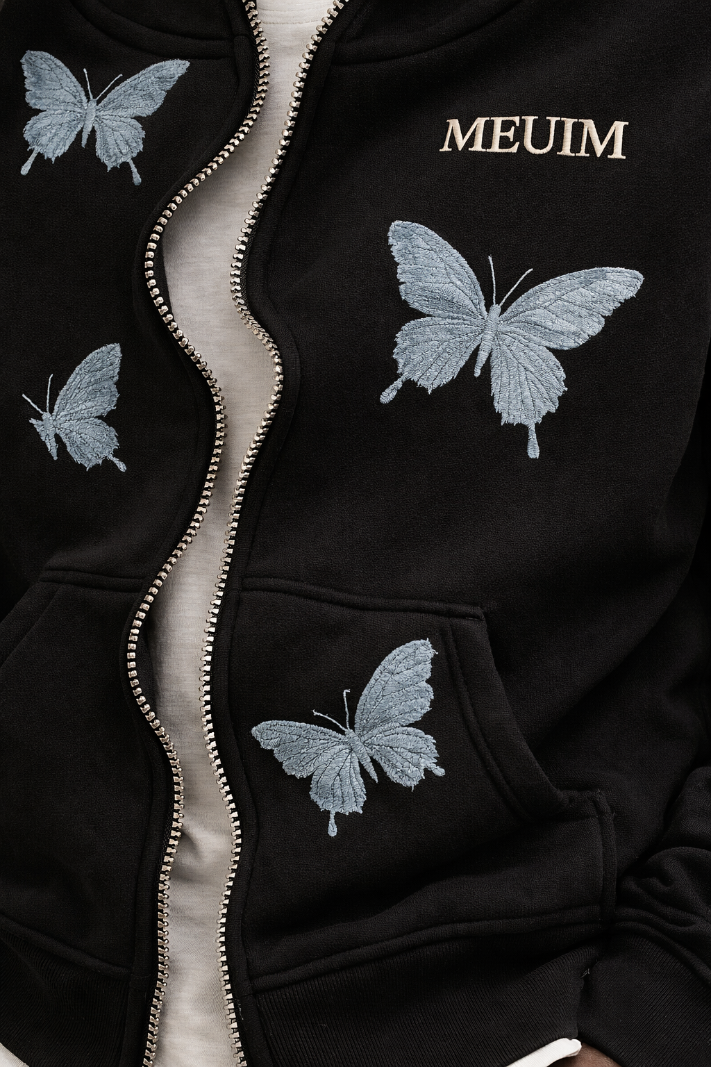 Butterfly Scissor-Zip Hoodie