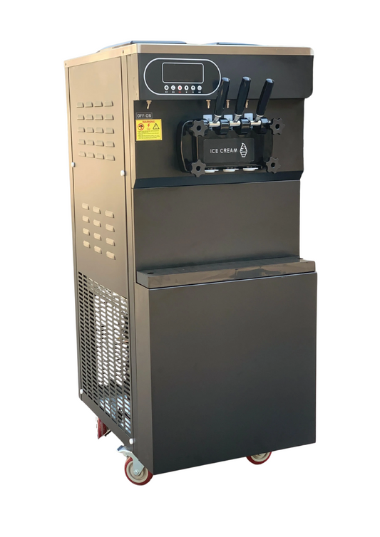 Triple Head Standing Soft Serve Machine